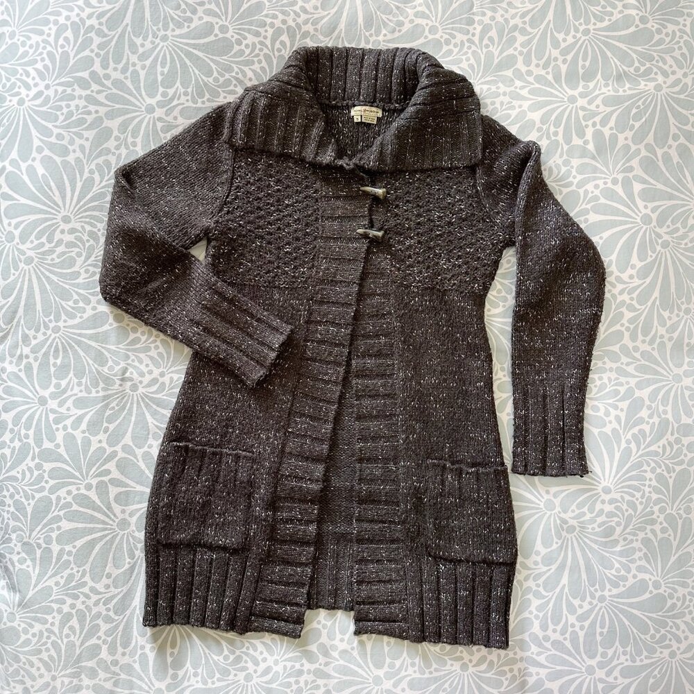 Royal Robbins Long Knit Cardigan in Dusty Brown